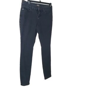 ANN Taylor Loft black curvy skinny jeans pants. Size 4